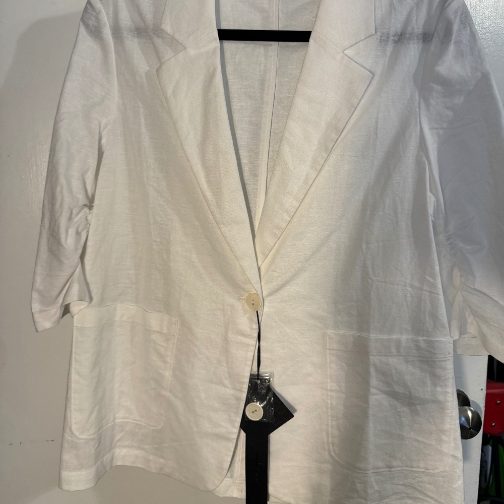 Summer Minaself Linen Blazer size M